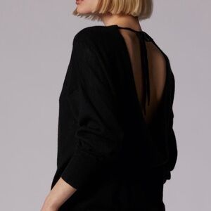 CLASSY & SEXY Equipment Montrose Cashmere Tie Back  SWEATER-BRAND NEW